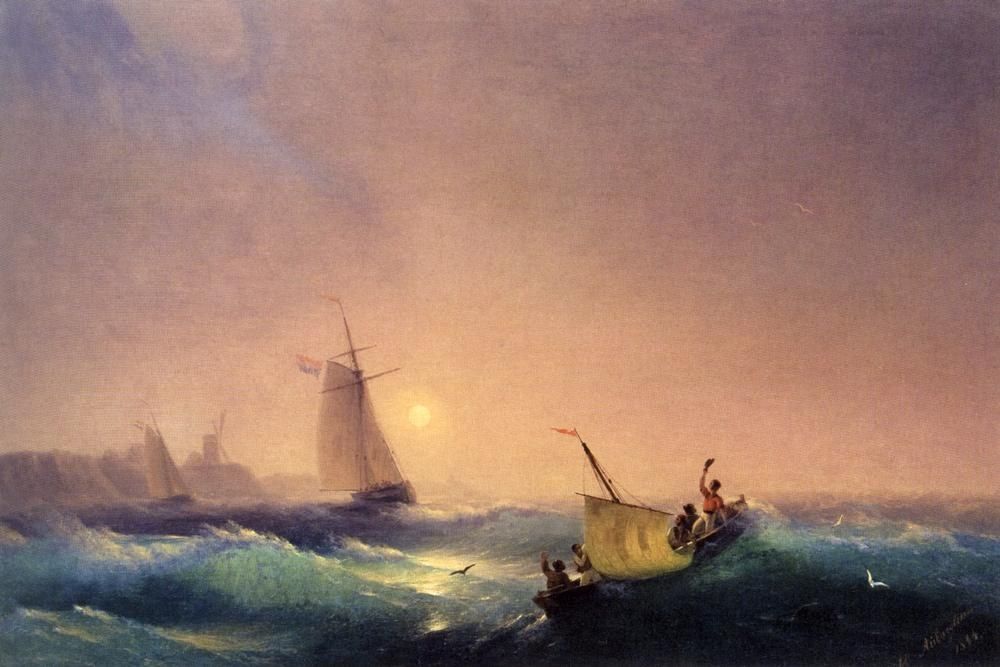 Ivan Constantinovich Aivazovsky Shipping off The Dutch Coast